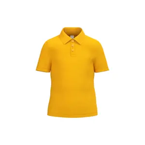 Organic Pique Polo for Kids iDeal Basic Brand image-0