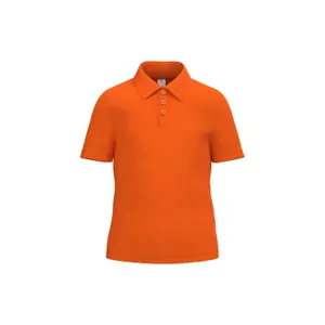 Organic Pique Polo for Kids iDeal Basic Brand image-0
