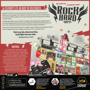 Gesellschaftsspiele IELLO Rock Hard 1977 image-2
