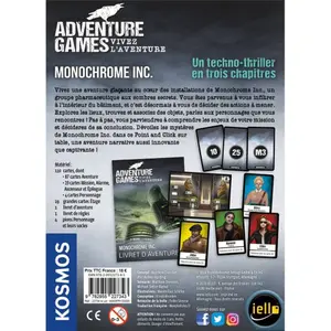 Gesellschaftsspiele IELLO Adventure Games - Monochrome image-1