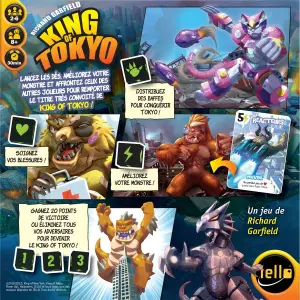 Board games edition 2016 IELLO King of Tokyo Fr image-1