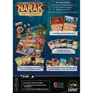 Board games IELLO Les Ruines Perdues de Narak - Chefs d'expédition image-1