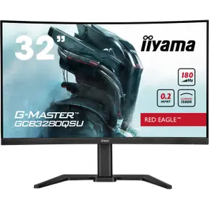 Curved PC screen Iiyama G-Master Red Eagle GCB3280QSU-B2