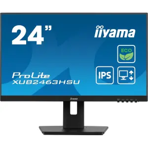 Écran PC FHD/100Hz/IPS/3ms/Pivot/HUB Iiyama XUB2463HSU-B1 24" image-0