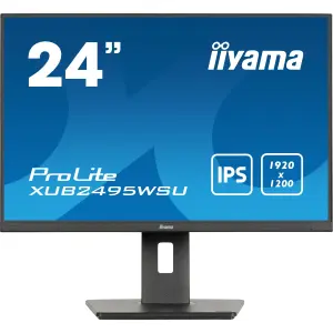 FHD+ Monitor/75Hz/IPS/4ms/16:10/Pivot Iiyama XUB2495WSU-B7 24"