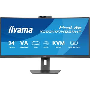 Écran PC CURVE UWQHD/120Hz/VA/0.4ms/WEBCAM/FS Premium Iiyama