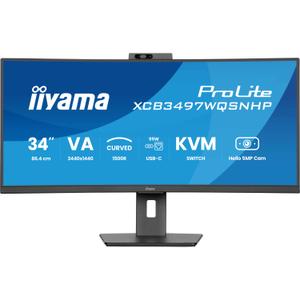 Écran PC CURVE UWQHD/120Hz/VA/0.4ms/WEBCAM/FS Premium Iiyama image-1
