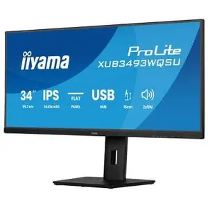 Écran PC UWQHD/120Hz/IPS/PIP/FreeSync Iiyama XUB3493WQSU-B6 image-1