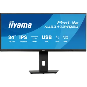 Écran PC UWQHD/120Hz/IPS/PIP/FreeSync Iiyama XUB3493WQSU-B6 image-2