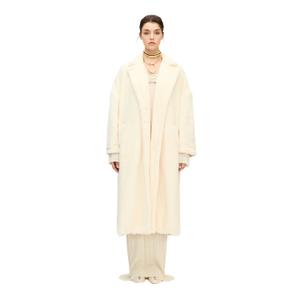 Giacca lunga in sherpa donna Ikikiz