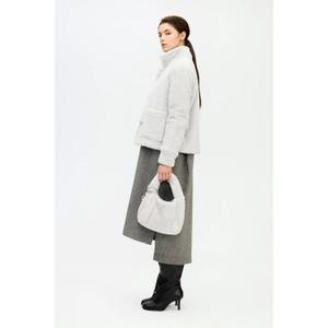 Short sherpa jacket for women Ikikiz image-1