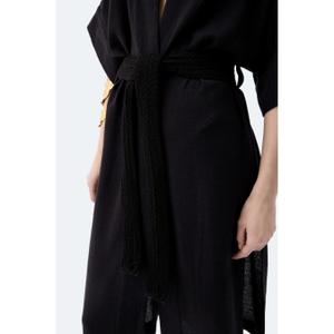 Kvindelig linned kimono Ikikiz image-2