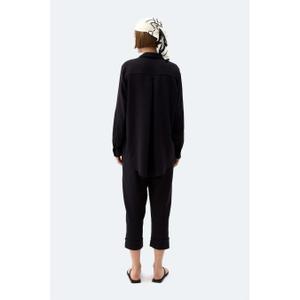 Camicia oversize in lino donna Ikikiz image-1