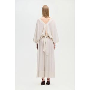 Bluse med V-hals til kvinder Ikikiz image-3