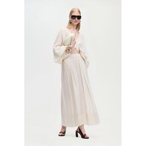 Pantaloni palazzo plissettati donna Ikikiz image-1