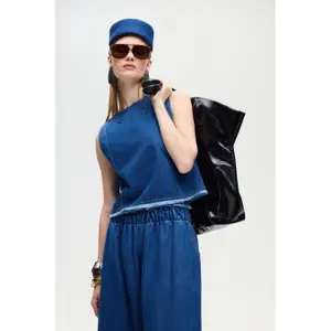 Women's wide leg jeans Ikikiz image-4