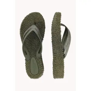 Chanclas con cuña de lentejuelas mujer Ilse Jacobsen Hornbæk image-3