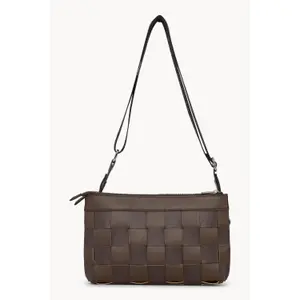 Bolsa de ombro trançada mulher Ilse Jacobsen Hornbæk image-1
