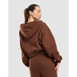 Oversized bluza z kapturem damska Nike Studio Fleece image-3