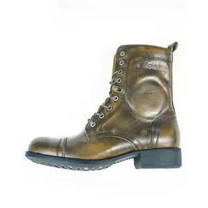 Lady ankelstövlar i brunt läder image-0