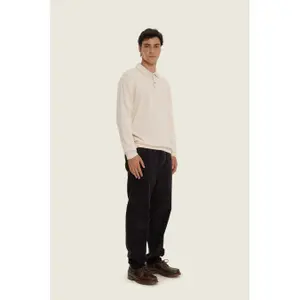 Langärmeliges Polo-Shirt Imago Bege image-2