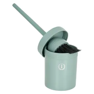 Horse hoof oil brush with pot Imperial Riding image-0