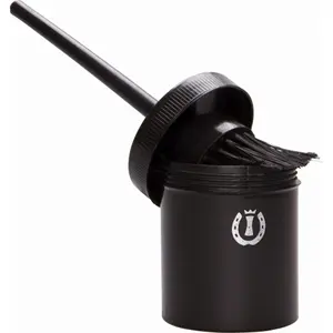 Horse hoof oil brush with pot Imperial Riding image-0