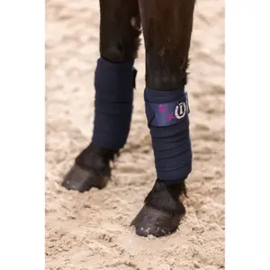 Elastic fleece bandage for horses Imperial Riding Cosmic Sparkle image-3
