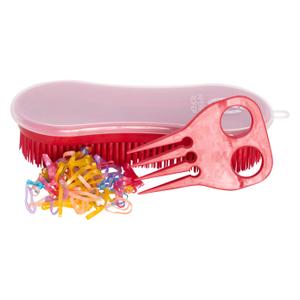 Étrilles et élastiques à crinière Imperial Riding Perfection (x3) image-1