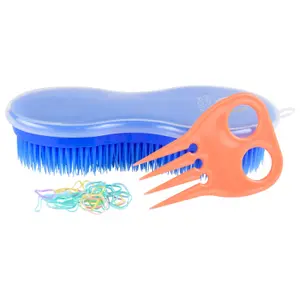 Étrilles et élastiques à crinière Imperial Riding (x3) image-1