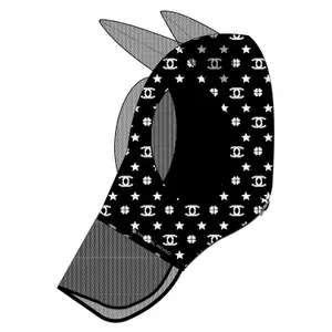 Masque anti-mouches pour cheval avec nez Imperial Riding Trail ride image-0