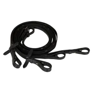 Rênes pour cheval double avec poignée antidérapante Imperial Riding image-0