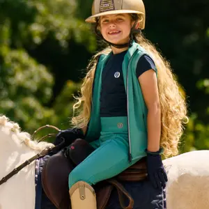 Girls' sleeveless full zip riding jacket Imperial Riding Izzy Sun image-3