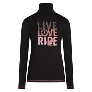 Women's long sleeve turtleneck riding top Imperial Riding Live love ride image-0