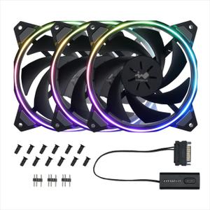 Ventilateurs Boîtier PC In Win Sirius Loop RGB - 12 cm (x3)