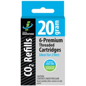 co2-Patronen Innovations Cartridge 20 grams threaded (x6) image-0