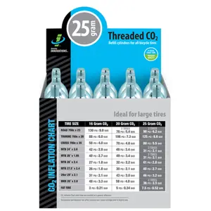 co2-Patronen Innovations Cartridge 25 grams threaded 15 pieces image-0