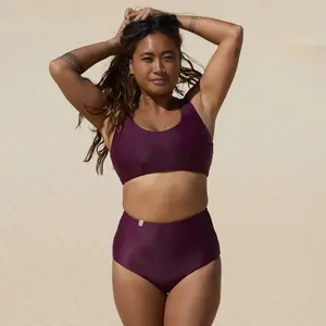 Reversible women's bikini bottom Inaska Pure image-4