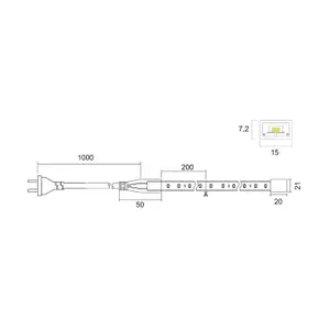 LED-Streifen Indeluz lighting Volga Ip65 Smd Cri80 image-3