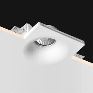 Ceiling light Indeluz lighting Len Square Round GU10 image-1