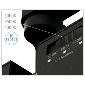 Podświetlany reflektor Indeluz lighting Fall SMD 5375lm/5890lm/5859lm CRI82 3000K/3500K/4000K 60º/90º image-1