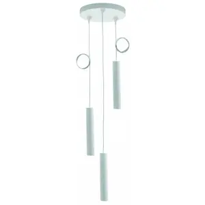 Connector for 3 Base Light Fixtures Indeluz lighting Dube Round image-1