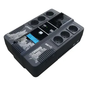 Onduleur Infosec ZEN-X 800VA - In-Line 6 prises SCHUKO/RJ11/RJ45 image-1