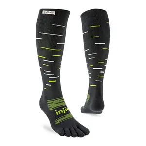 Running socks Injinji Snow Over the Calf