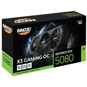 Carte graphique Inno3D RTX 5080 X3 Gaming OC 16GB image-1