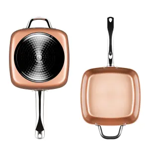 Multifunktionspfanne 5 in 1 InnovaGoods Copper Coppans (x4)
