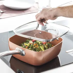 Multifunktionspfanne 5 in 1 InnovaGoods Copper Coppans (x4) image-4