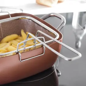 Multifunktionspfanne 5 in 1 InnovaGoods Copper Coppans (x4) image-5