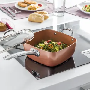 Multifunktionspfanne 5 in 1 InnovaGoods Copper Coppans (x4) image-2