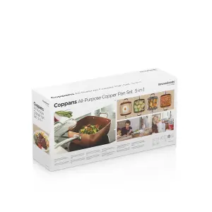 Multifunktionspfanne 5 in 1 InnovaGoods Copper Coppans (x4) image-6